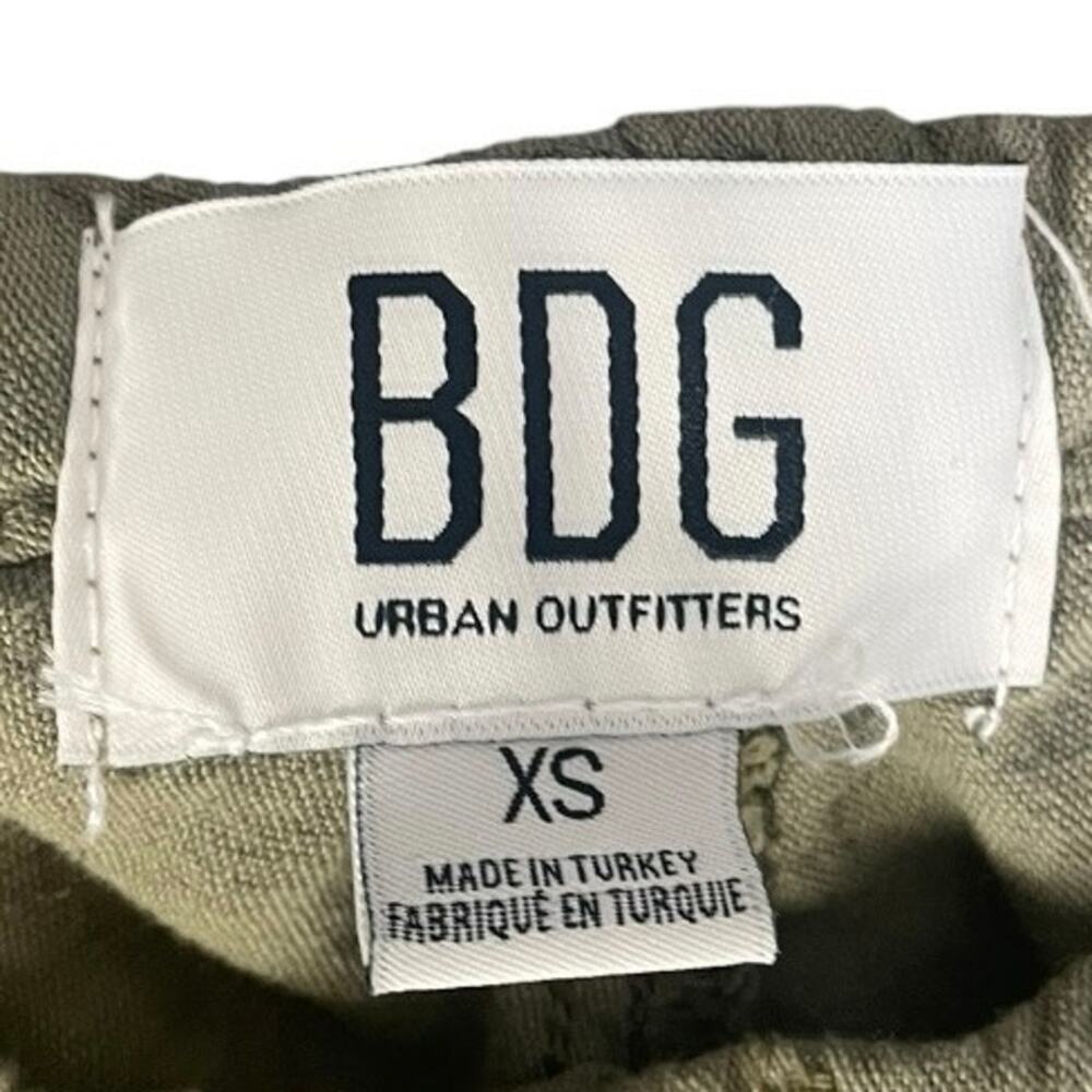 BDG Urban Outfitters Women’s Loose Cargo Linen Blend Sage Green Pants XS - Picture 2 of 3